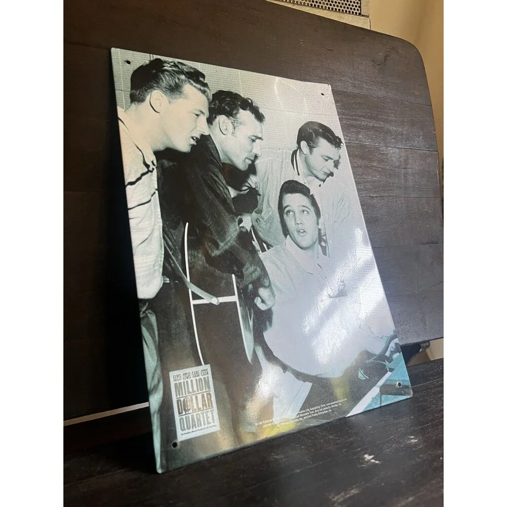 Million Dollar Quartet Retro Tin Sign by Cimily